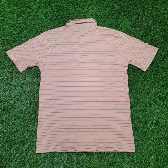 VTG 70s Finalist Dagger Collar Knit Polo Mens XS Horizontal Stripe - Picture 6 of 11